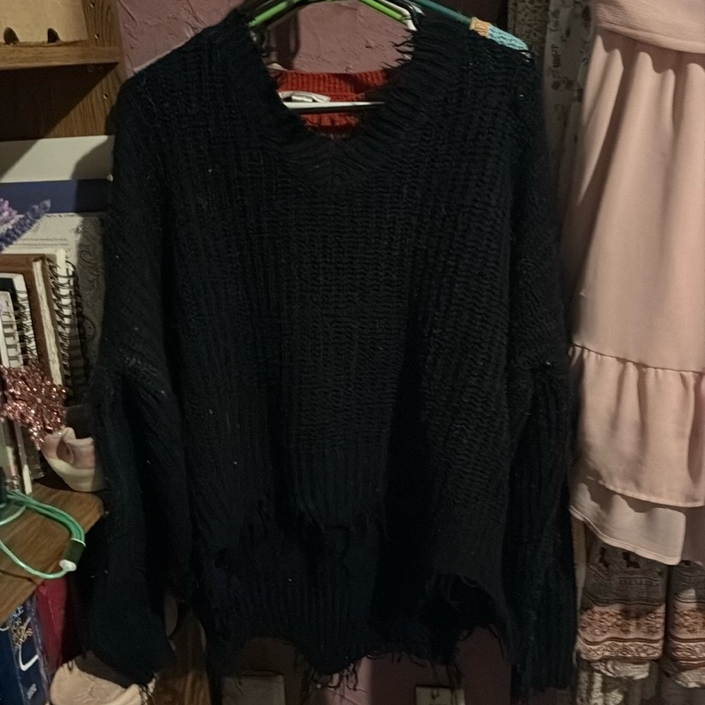 Black sweater